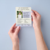 Unieke introductie van onroerend goed flyer (Hand)