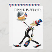 Unieke inwendige/verzamelaarsversie 3-uitnodiging kaart (Voorkant / Achterkant)