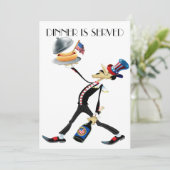 Unieke inwendige/verzamelaarsversie 3-uitnodiging kaart (Staand voorkant)