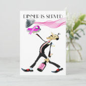 Unieke inwendige/verzamelaarsversie 5-uitnodiging kaart (Staand voorkant)