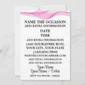 Unieke inwendige/verzamelaarsversie 5-uitnodiging kaart (Achterkant)