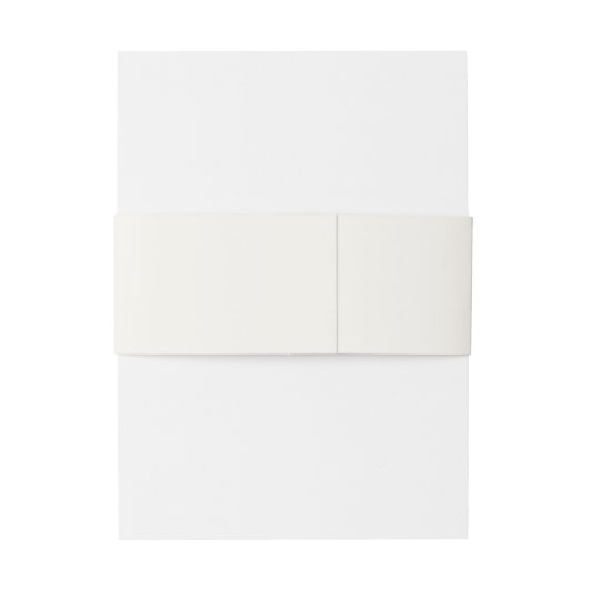 Unieke ivoren om van te houden lasterend Monogram  Uitnodigingen Wikkel (Achterkant Voorbeeld)