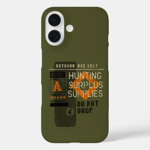 Unieke Jachtjager Cargo Graphic Gift Gear iPhone 16 Hoesje