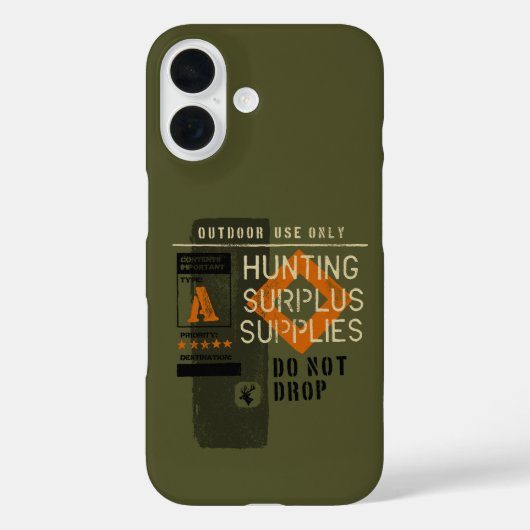 Unieke Jachtjager Cargo Graphic Gift Gear Case-Mate iPhone Case (Achterkant)
