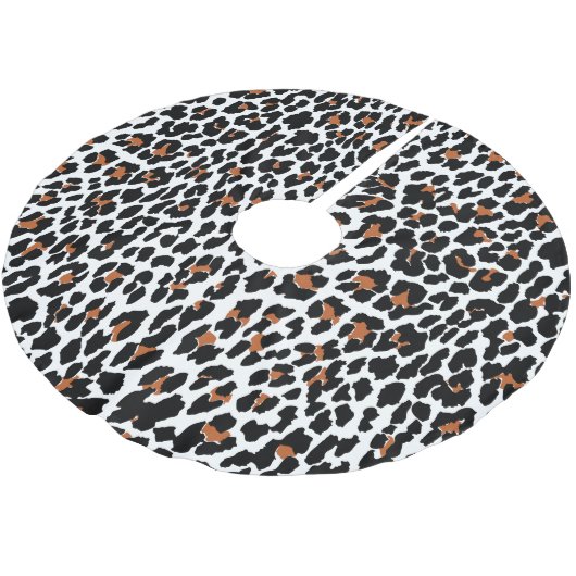 Unieke Jaguar dierenprint Kerstboom Rok (Gekanteld)