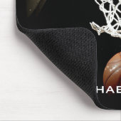 Unieke Jouw naam voor Basketball Artwork Muismat (Hoek)