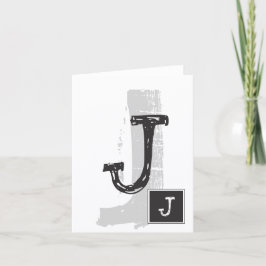 Unieke Kaart voor aangepaste monogram