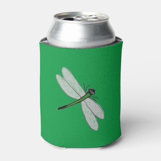 Unieke Kan Drink Cooler met Dragonfly (Blikje Voorkant)
