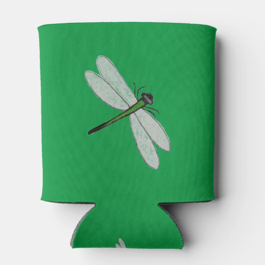 Unieke Kan Drink Cooler met Dragonfly (Achterkant)