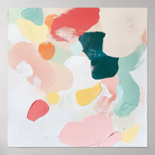 Unieke kantoorinrichting Abstract expressionisme m Poster