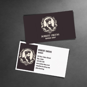 Unieke  kapperszaak haarstylist Elegant Visitekaartje