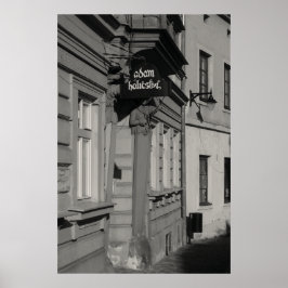 Unieke kapperszaak poster