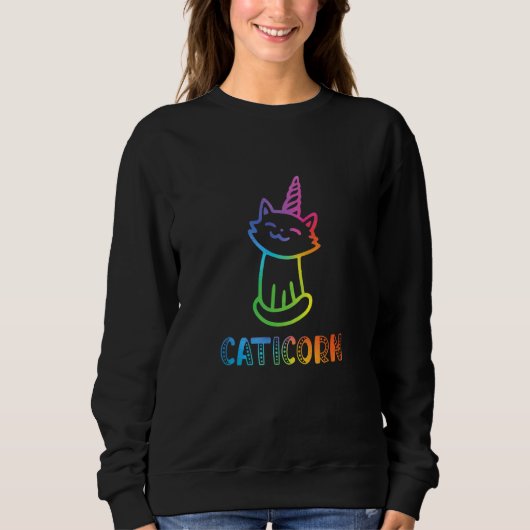 Unieke kat - Caticorn Trui (Voorkant)