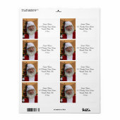 Unieke Kerst Adresetiketten Etiket (Full Sheet)