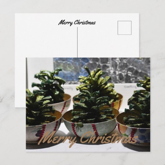 Unieke kerst briefkaart (Voorkant / Achterkant)