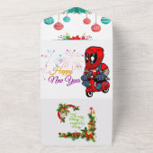 Unieke kerst Kaart – Uw bericht toevoegen voor een (Buitenkant)