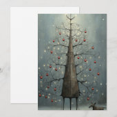 Unieke Kerst Kaarten - Afdrukbare Kerst Kaarten (Voorkant / Achterkant)