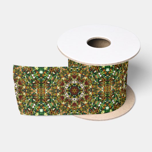 Unieke kerst Kaleidoscoop Satijnen Lint (Spoel)