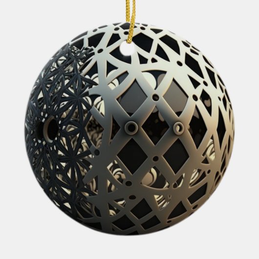 Unieke Kerst Ornament Ronde (Voorkant)