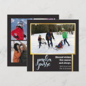 Unieke Kerst 🎄 Parka Posse Feestelijke Kaart (Voorkant / Achterkant)