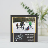 Unieke Kerst 🎄 Parka Posse Feestelijke Kaart (Staand voorkant)