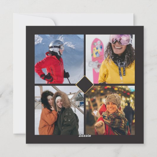 Unieke Kerst 🎄 Parka Posse Feestelijke Kaart (Achterkant)