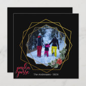 Unieke Kerst 🎄 Parka Posse Feestelijke Kaart (Voorkant / Achterkant)