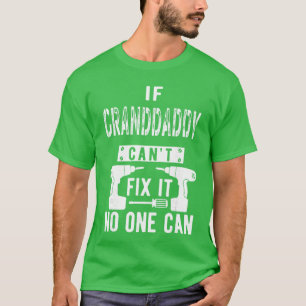 Unieke Kerst Verjaardag Winkel Opa Kan Het Niet  T-shirt