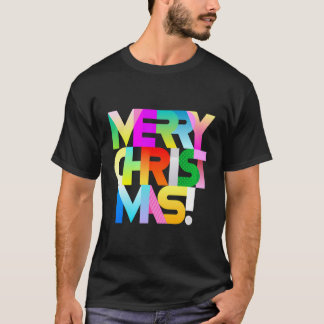 Unieke kerst vrolijke kerstgroeten gelukkige feest t-shirt