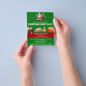 Unieke kerstbakverkoop fundraiser flyer (Hand)