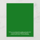 Unieke kerstbakverkoop fundraiser flyer (Achterkant)