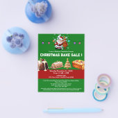 Unieke kerstbakverkoop fundraiser flyer (Enkel)