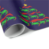 Unieke kerstboom voor alligator cadeaupapier (Rol Hoek)
