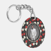 Unieke Kerstcadeaus Foto Tulp Sleutelhanger (Voorkant Links)