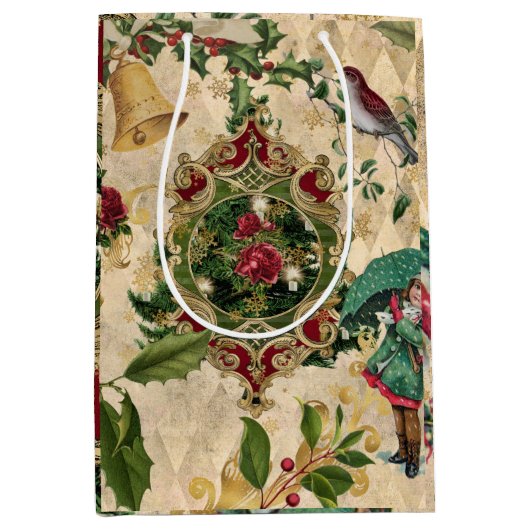  unieke kerstcadeautas medium cadeauzakje (Voorkant)