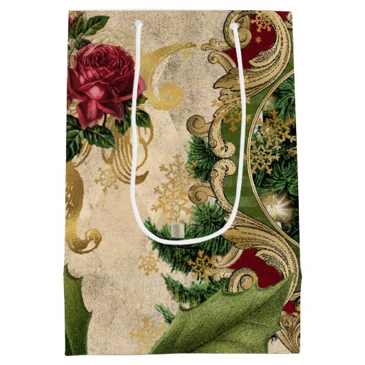  unieke kerstcadeautas medium cadeauzakje (Achterkant)