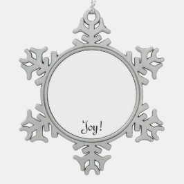 Unieke kerstcadeautjes om te passen en creëer te g tin sneeuwvlok ornament