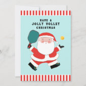 Unieke kerstfeestkaarten met Pickleball Feestdagenkaart (Voorkant)