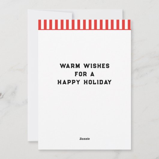 Unieke kerstfeestkaarten met Pickleball Feestdagenkaart (Achterkant)