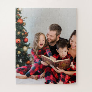 Unieke kerstfoto gepersonaliseerd legpuzzel