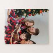 Unieke kerstfoto gepersonaliseerd legpuzzel (Horizontaal)