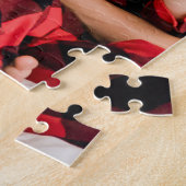 Unieke kerstfoto gepersonaliseerd legpuzzel (Zijkant)