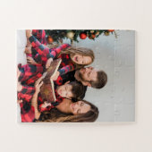 Unieke kerstfoto gepersonaliseerd legpuzzel (Horizontaal)