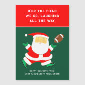 Unieke kerstkaart Football (Voorkant)