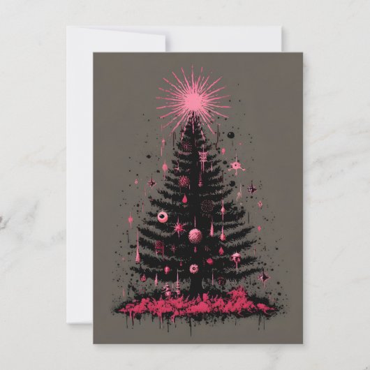 Unieke kerstkaarten feestdagenkaart (Voorkant)
