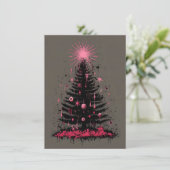 Unieke kerstkaarten feestdagenkaart (Staand voorkant)