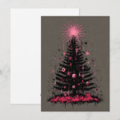 Unieke kerstkaarten feestdagenkaart (Voorkant / Achterkant)