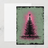 Unieke kerstkaarten feestdagenkaart (Voorkant / Achterkant)