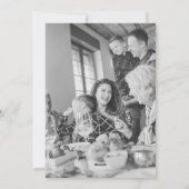 Unieke kerstkrant feestdagenkaart (Achterkant)