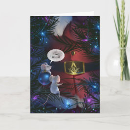 Unieke kerstman feestdagen kaart